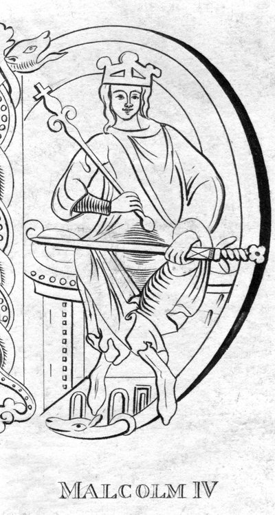 Malcolm IV, Koning van Schotland door Unbekannt