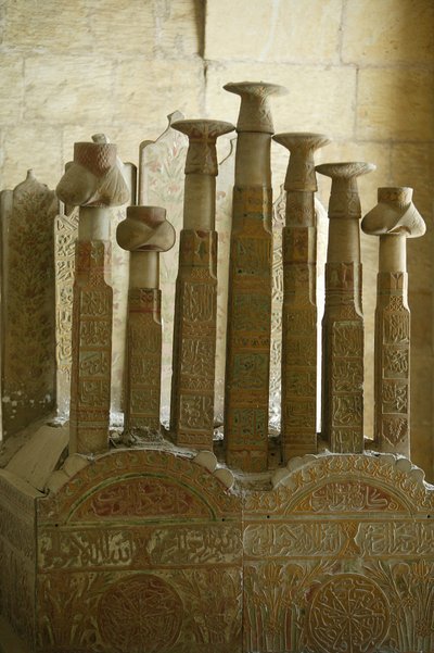 Mameluk graf in de stad van de doden, Caïro, Egypte door Unbekannt