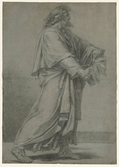 Man die een boek vernietigt, 1700s door Unbekannt