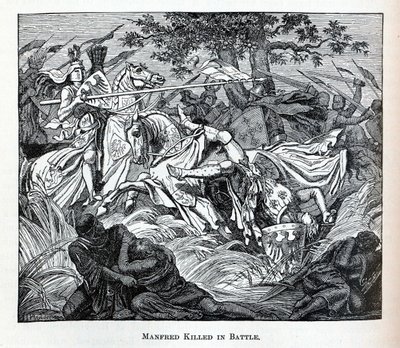 Manfred Gedood in de Slag, 1882 door Unbekannt