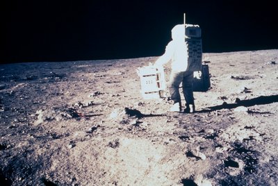 Bemand ruimtevlucht, VS, Apollo 11 astronaut Edwin 