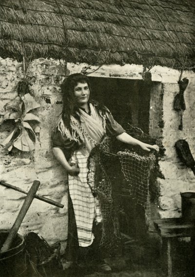 Manx vissersdochter, 1901 door Unbekannt