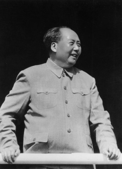 Mao Zedong, Chinese communistische revolutionair en leider, jaren 1950-1960 door Unbekannt