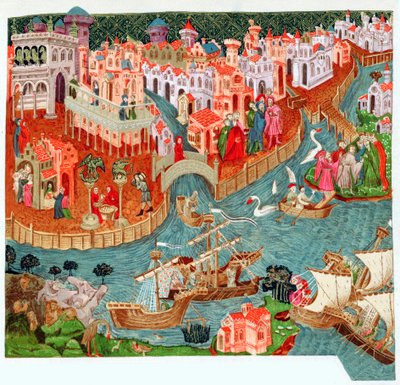 Marco Polo, Venetiaanse koopman en ontdekkingsreiziger, 14e eeuw door Unbekannt