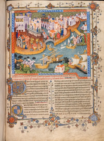 Vertrek van Marco Polo uit Venetië in 1271 uit Marco Polo