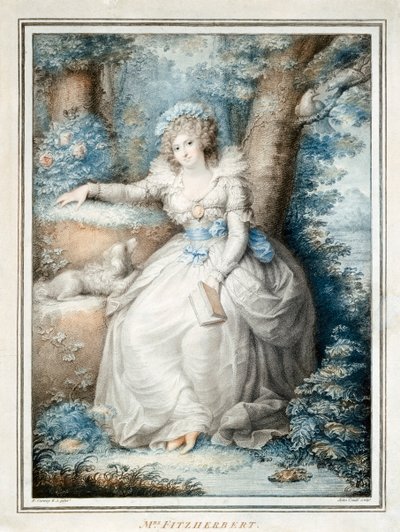 Maria Fitzherbert, metgezel van koning George IV voordat hij koning werd door Unbekannt