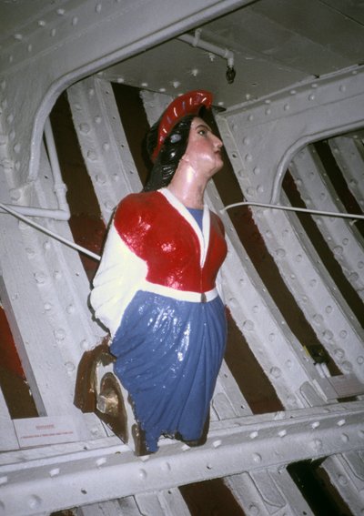 Marianne, boegbeeld van een Franse Grand Banks vissersboot door Unbekannt