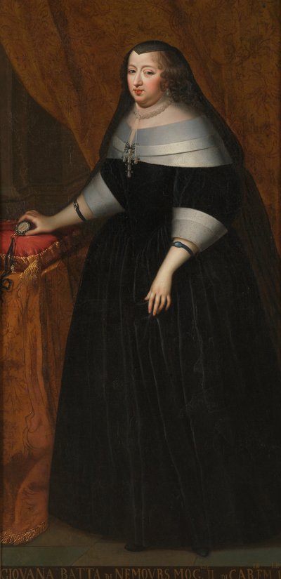 Marie Jeanne Baptiste 1644-1724, hertogin van Savoye door Unbekannt
