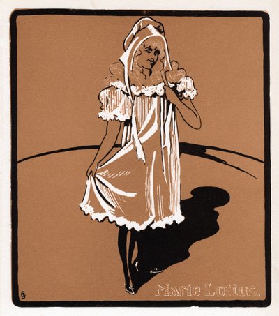 Marie Loftus 1857-1940, Schotse music hall-ster, eind 19e eeuw door Unbekannt