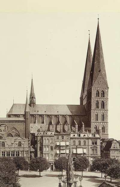 Marienkirche in Lübeck door Unbekannt