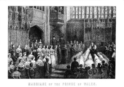 Huwelijk van de Prins van Wales, St Georges Kapel, Windsor op 10 maart 1863, 1899 door Unbekannt