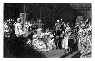 Huwelijk van de Prinses Royal en Keizer Frederik III, 25 januari 1858, c1888 door Unbekannt