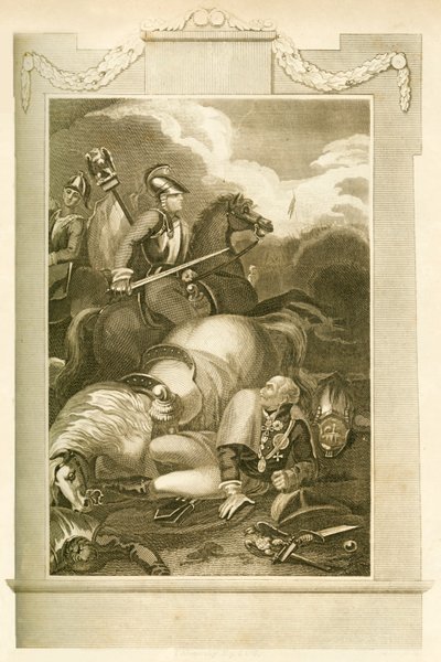 Maarschalk Blücher bij de Slag bij Ligny, 16 juni 1815, 1816 door Unbekannt