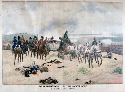Maarschalk Massena bij de Slag bij Wagram, Oostenrijk, 5-6 juli 1809, 1904 door Unbekannt