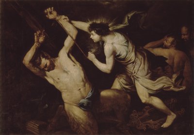Marsyas en Apollo door Unbekannt
