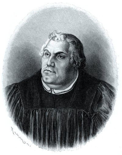 Martin Luther, protestantse kerkhervormer, 1903 door Unbekannt