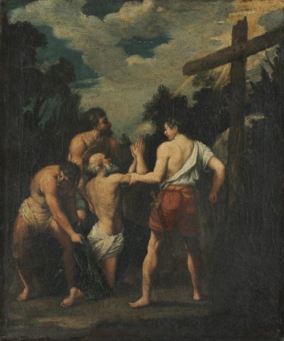 Martelaarschap van Sint Andreas door Unbekannt