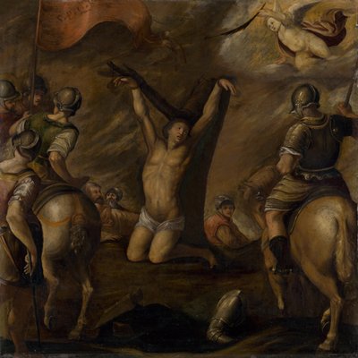 Martelaarschap van Sint Sebastiaan door Unbekannt