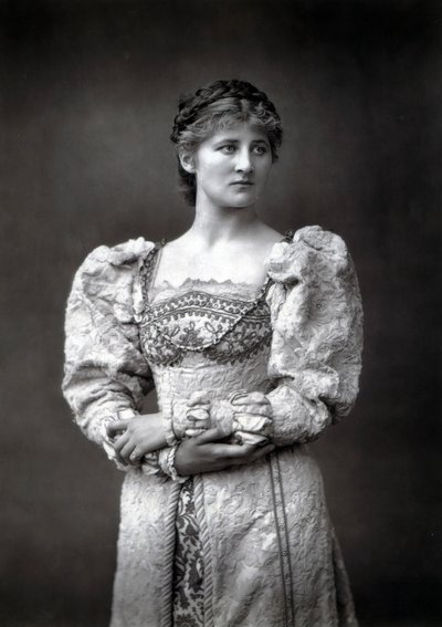 Mary Anderson 1859-1940, Amerikaanse toneelactrice, eind 19e eeuw door Unbekannt