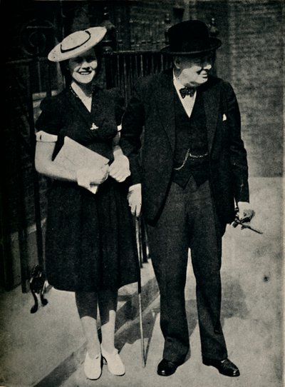 Mary Churchill en haar Vader door Unbekannt