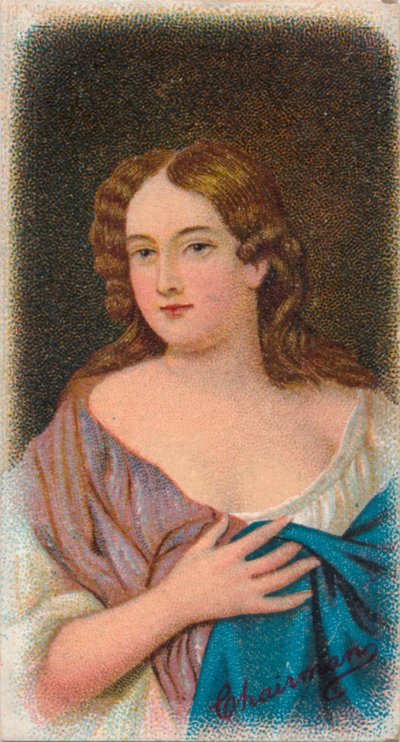 Mary Moll Davis ca. 1648-1708, minnares van koning Karel II van Engeland, 1912 door Unbekannt