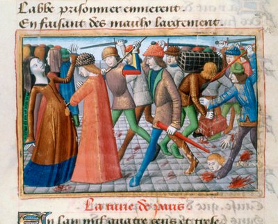 Bloedbad van de inwoners van Parijs, mei 1413, 1484 door Unbekannt