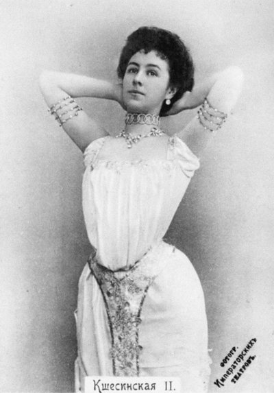Matilda Kschessinska als Prinses Aspicia in het ballet De Farao