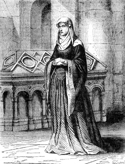 Mathilde van Schotland 1080-1118, koningin van Hendrik I door Unbekannt