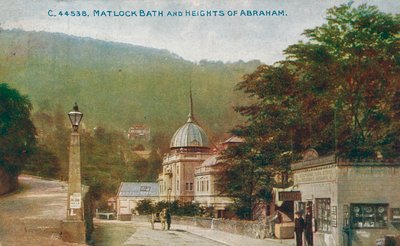 Matlock Bath en de Hoogten van Abraham, Derbyshire, ca. 1905 door Unbekannt