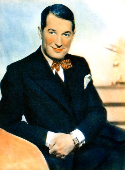 Maurice Chevalier, Franse acteur en populaire entertainer, 1934-1935 door Unbekannt