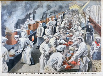 Burgemeestersbanket, Parijs, 1900 door Unbekannt