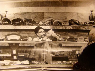 Vleesbalie in een Sovjet-voedselwinkel, USSR, 1960s door Unbekannt
