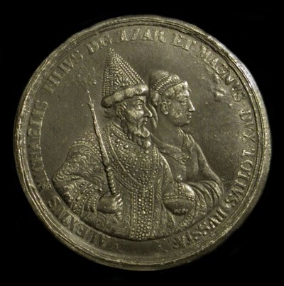 Medaille Tsaar Alexis I van Rusland ter viering van de geboorte van Peter de Grote, ca. 1775 door Unbekannt