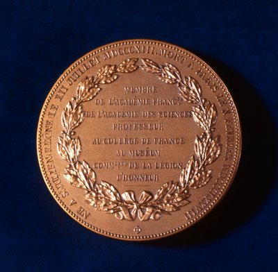 Medaille ter herdenking van Claude Bernard, Franse fysioloog, 19e eeuw door Unbekannt