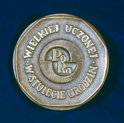 Medaille ter herdenking van Marie Sklodowska Curie, Pools-Franse natuurkundige, 1967 door Unbekannt