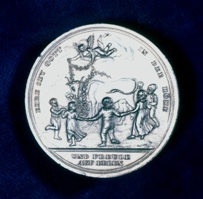 Medaille ter herdenking van de ontdekking van de pokkenvaccinatie in 1796 door Unbekannt