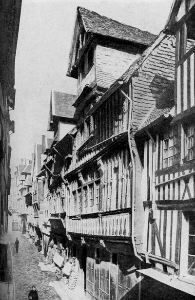Middeleeuws Lisieux, Normandië, Frankrijk, ca. 1930s door Unbekannt