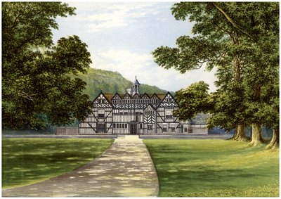 Meer Hall, nabij Droitwich, Worcestershire, huis van de familie Bearcroft, c1880 door Unbekannt