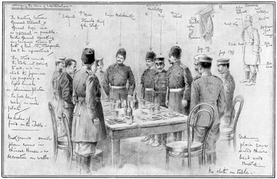 Ontmoeting van tegenstanders, Russisch-Japanse Oorlog, 1904-1905 door Unbekannt
