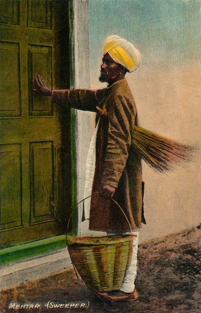 Mehtar. Veegster, c1900 door Unbekannt