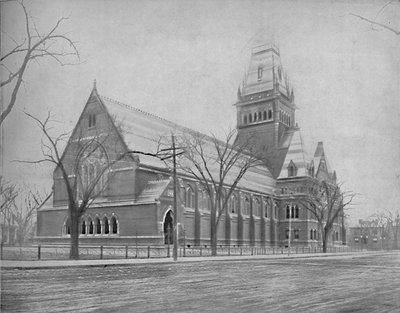 Memorial Hall, Cambridge, Mass., ca. 1897 door Unbekannt