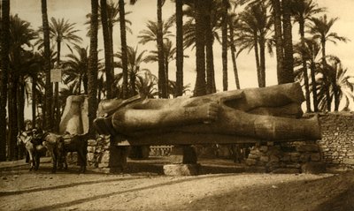 Memphis - Het Kolossale Standbeeld van Ramses II, ca. 1918-1939 door Unbekannt