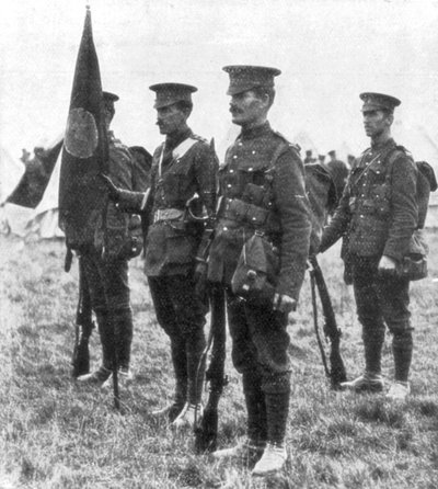 Mannen van Princess Patricias Canadian Light Infantry door Unbekannt