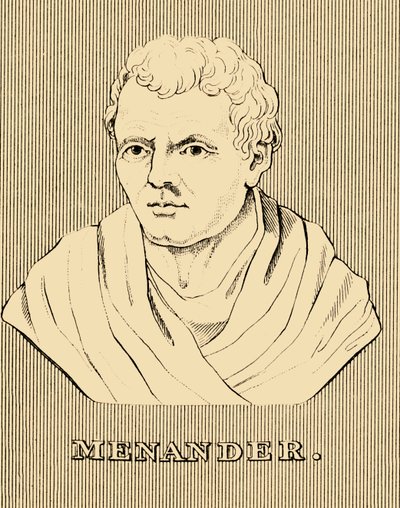 Menander, ca. 342-290 v.Chr., 1830 door Unbekannt