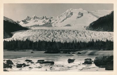 Mendenhall-gletsjer bij Juneau, Alaska, ca. 1940 door Unbekannt