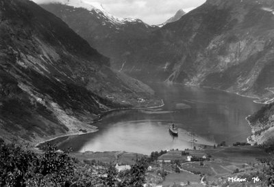 Merok, Geirangerfjord, Noorwegen, 1929 door Unbekannt