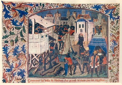 Methoden van oorlogsvoering tijdens de Honderdjarige Oorlog, c1400, c1930 door Unbekannt