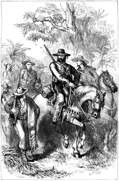 Mexicaanse filibusters op mars, midden 19e eeuw ca. 1880 door Unbekannt