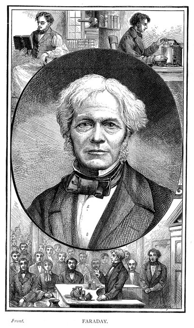 Michael Faraday, Britse natuurkundige en scheikundige, 1881 door Unbekannt
