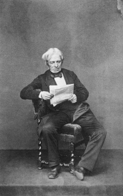 Michael Faraday, Britse natuurkundige en chemicus, c1850-1867 door Unbekannt